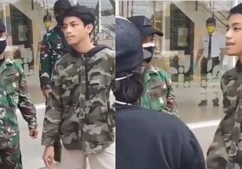 Ngaku Keponakan Jenderal di Depan TNI yang Mendisiplinkannya, Pemuda yang Tak Pakai Masker Tak Berkutik Usai Kena Sanksi Petugas: Kami Tindak dengan Push Up!