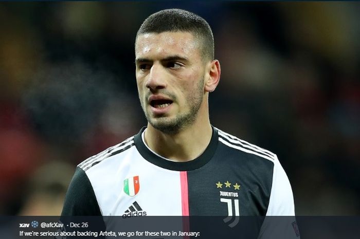 Bek tengah Juventus, Merih Demiral.