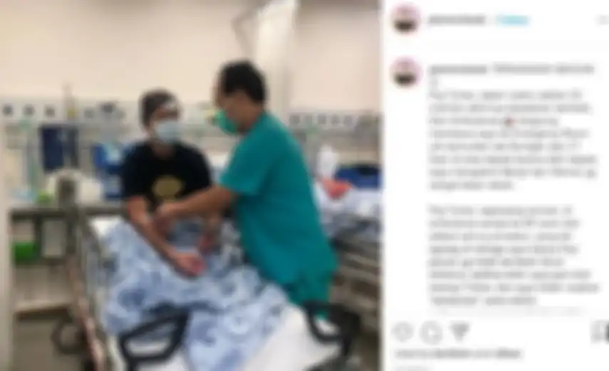 Pierre Rolan dilarikan ke rumah sakit karena alami hal ini