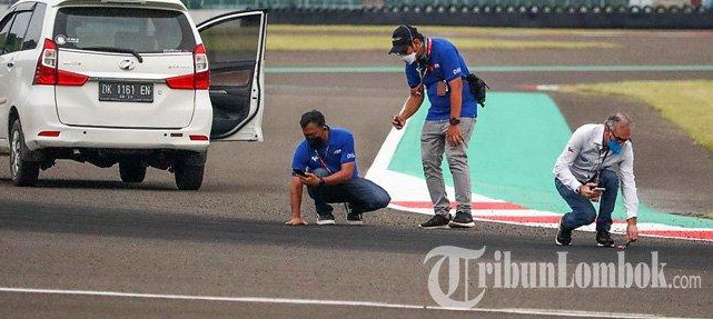 Perwakilan FIM dan Dorna di Sirkuit Mandalika.