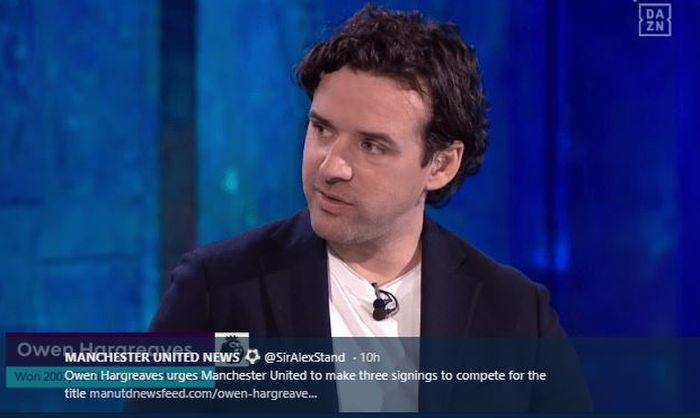 Legenda Man United, Owen Hargreaves, sebut tiga pemain bisa jadi pembeda bagi skuad Ole Gunnar Solskjaer.