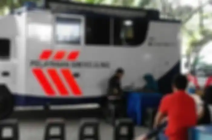 Lokasi layanan SIM Keliling Kota Solo.