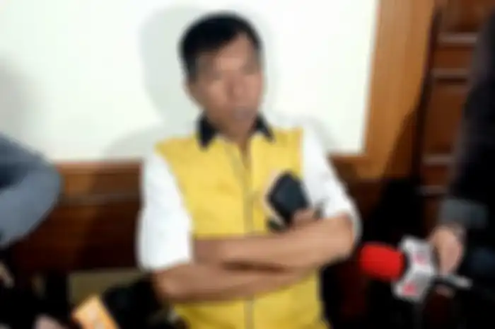 Pelawak Kiwil di Pengadilan Agama Jakarta Selatan, Rabu (20/1/2021). 