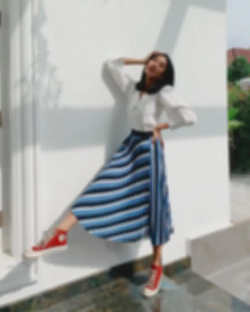 Padu padan high top sneakers ala Alika Islamadina