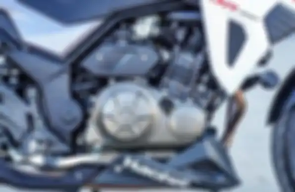 Haojue DR300 ditanam mesin 298cc silinder ganda berpendingin cairan.