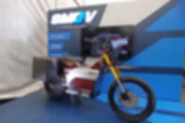 Motor listrik SMEV EM-1 yang menjadi garapan Studio Motor, bisa dimodifikasi sesuai kebutuhan. 