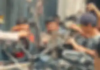 Toko di Kediri Terbakar, Motor Honda Revo, Thunder, BeAT, Vario Ikut Hangus, Bensin Eceran Jadi Penyebab