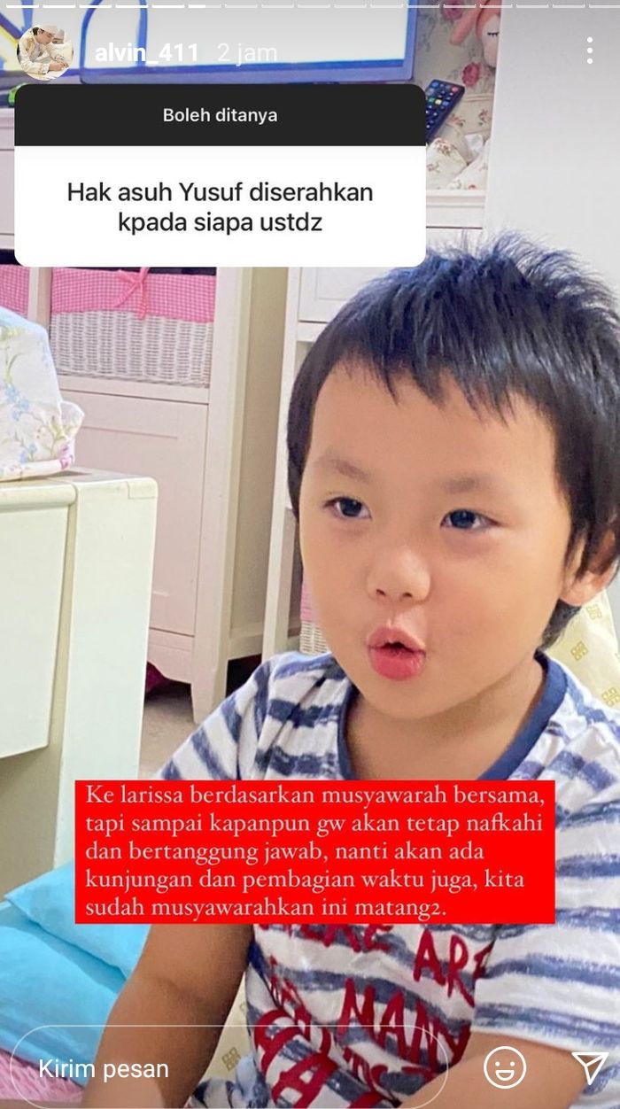 Postingan Alvin Faiz