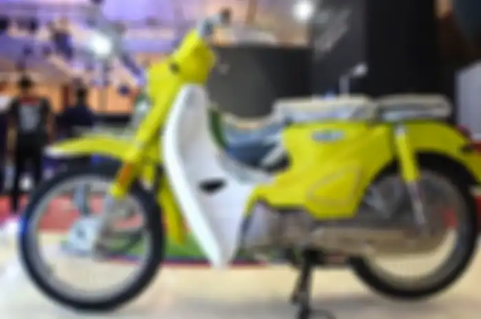 SM Motor Cub Classic punya garis desain modern retro.