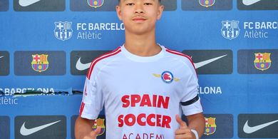 Jadi Pencetak Gol Semata Wayang Saat Lawan Barcelona La Masia U-16, Momor Siap Bela Timnas U-17 Indonesia
