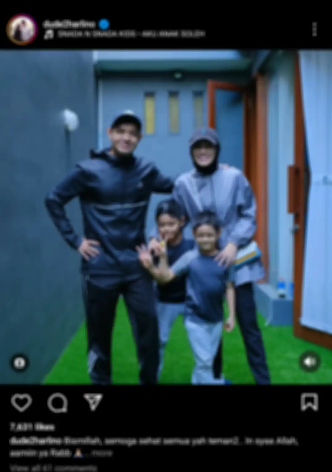 Unggahan Instagram Dude Harlino