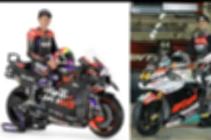 Cerita menarik Aron Canet (kanan0 podium pertama Moto2 butuh 70 kali balapan, 3 kali ganti skuat belum kalahkan lamanya penantian pembalap MotoGP Aleix Espargaro (kiri)