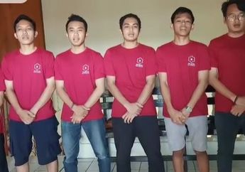 Niat Hati Bikin Tawa Malah Berujung Petaka, 6 Pemuda Sumbawa Cuma Bisa Menunduk Malu Digiring Polisi Gegara Bikin Prank Virus Corona