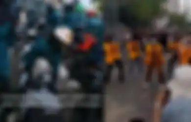 5 Momen Unik di Tengah Demo Omnibus Law, dari Ngerjain Tugas Sampai Joget TikTok!