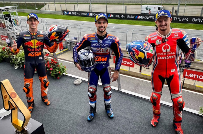 Berikut ini hasil klasemen sementara MotoGP 2020, setelah digelarnya seri MotoGP Styria hari ini (23/8//2020). 