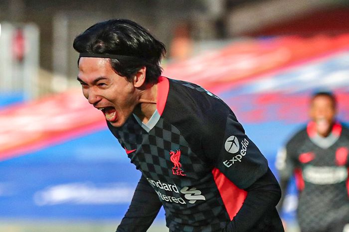 Takumi Minamino membawa unggul Liverpool atas Crystal Palace dalam laga pekan ke-14 Liga Inggris, di Selhurst Park, Sabtu (19/12/2020).