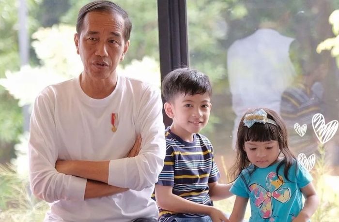 Tingkah lucu Jan Ethes, cucu Presiden Jokowi kembali jadi sorotan.