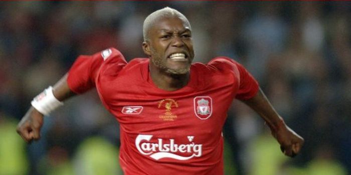 Djibril Cisse kala masih berseragam Liverpool