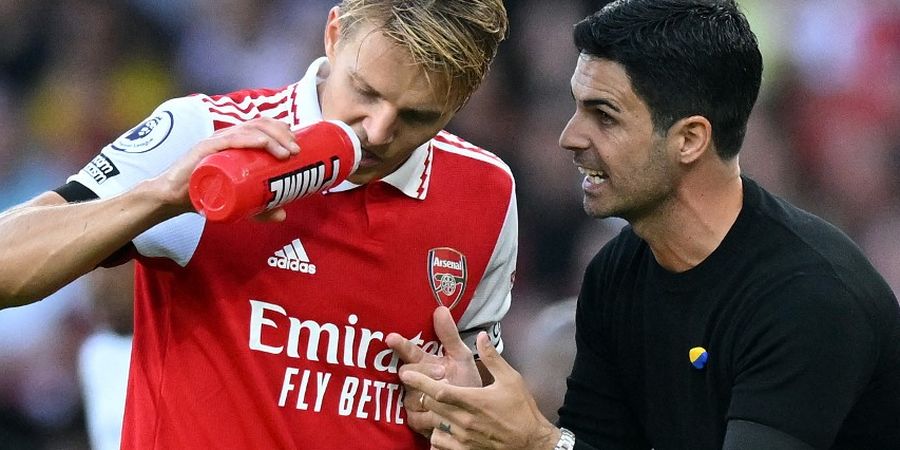 Jawaban Mikel Arteta soal Martin Odegaard Bocorkan Cara Hentikan Erling Haaland