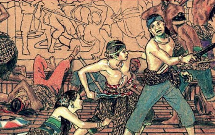 Cuplikan sampul buku 'Mangir' gubahan Pramoedya Ananta Toer yang menggambarkan konflik Mangir.