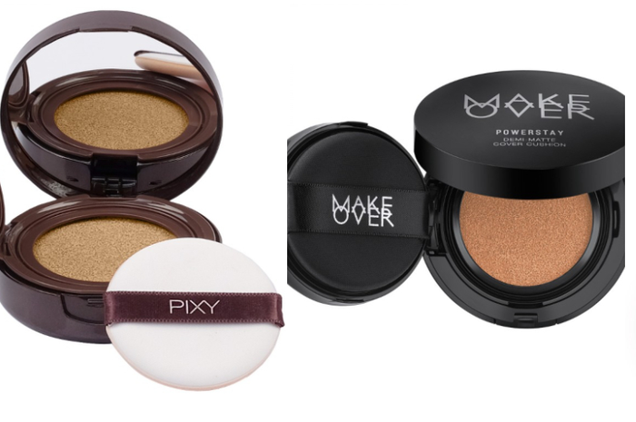 Battle cushion foundation lokal Pixy VS Make Over VS Erha