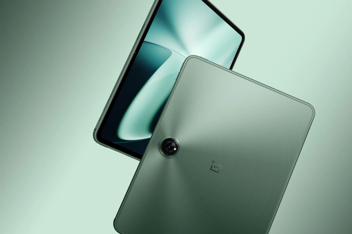 Tampilan layar dan body belakang OnePlus Pad