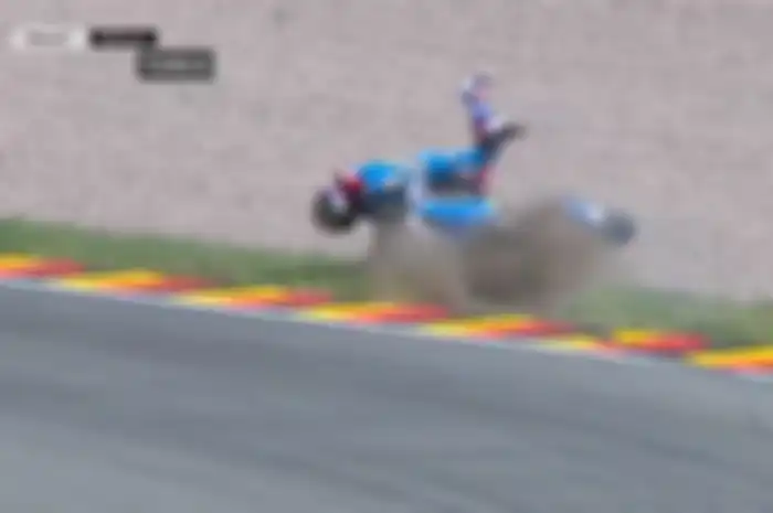 Alex Marquez mengalami kecelakaan di FP3 Moto2 Jerman
