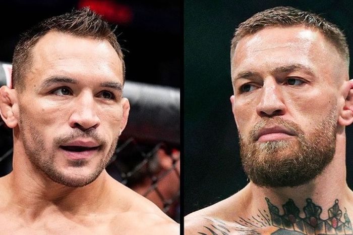 Michael Chandler (kiri) kembali memprovokasi Conor McGregor untuk comeback ke oktagon UFC.