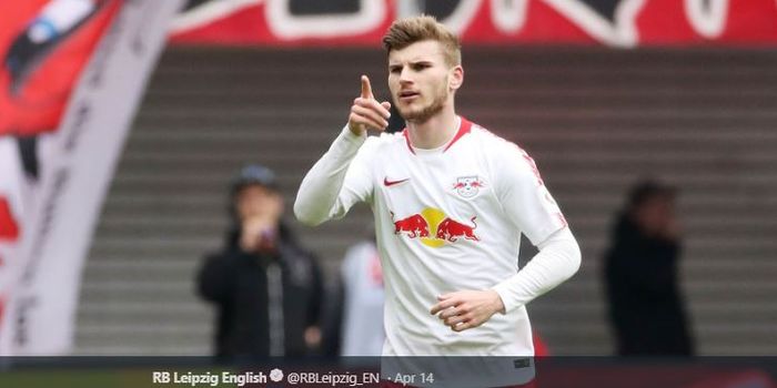 Penyerang RB Leipzig, Timo Werner.