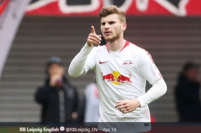 Penyerang RB Leipzig, Timo Werner.