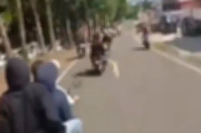 Ilustrasi aksi geng motor meresahkan masyarakat.