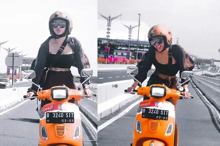 Penasaran, Ini Spesifikasi Motor Vespa Yang Dipakai Wika Salim Beraksi