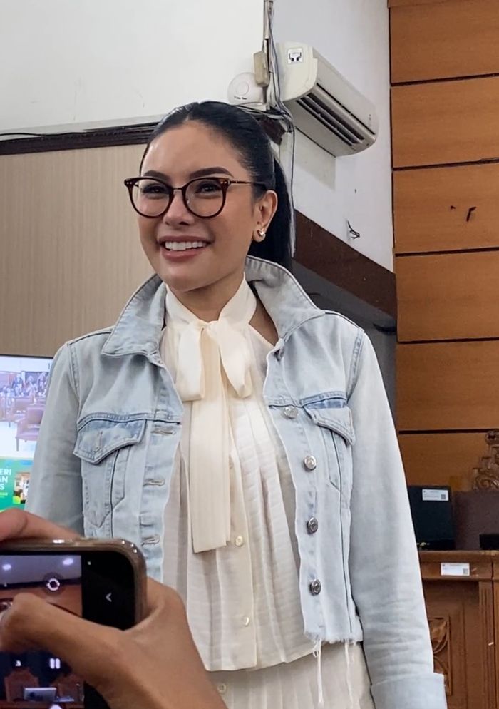 Nikita Mirzani di Pengadilan Negeri Jakarta Selatan, Kamis (25/9/2025).