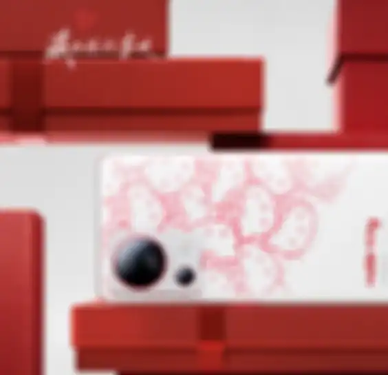 Desain panel belakang Xiaomi CIVI 2 Hello Kitty edisi terbatas yang dilucurkan Xiaomi. 