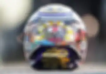 Helm Baru Gambar Samurai Punya Marc Marquez Siap Dipakai Untuk Perayaan Juara di MotoGP Jepang