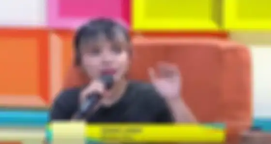 Dinar Candy dalam acara Pagi Pagi Pasti Happy