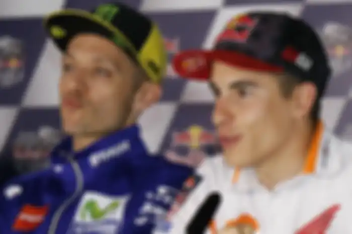 Valentino Rossi dan Marc Marquez