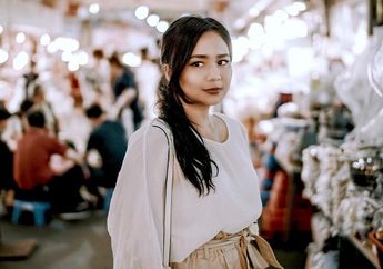 Cantiknya Gita Gutawa dengan Riasan Natural Saat Lomba Makan Kerupuk, Lihat yuk!