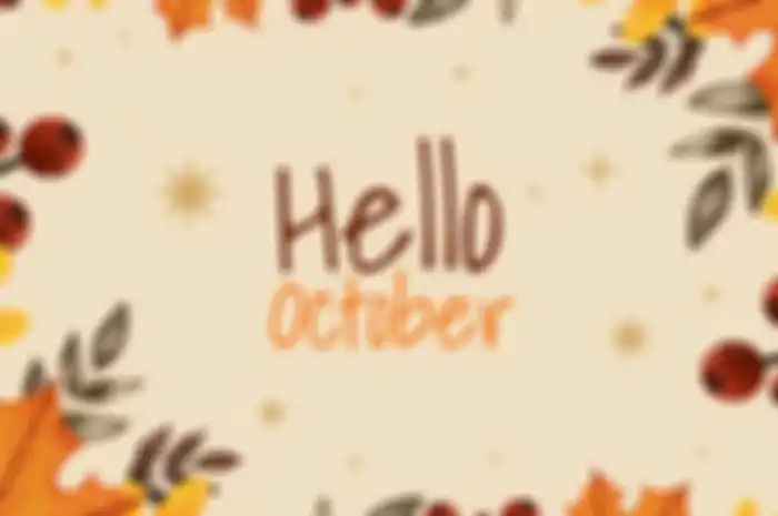 ilustrasi bulan Oktober 2023