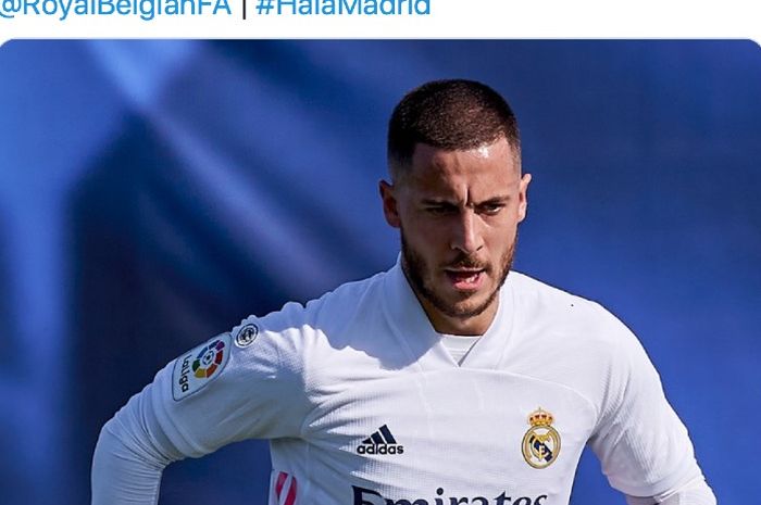 Winger Real Madrid asal Belgia, Eden Hazard.