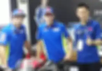 Andrea Iannone dan Alex Rins Launching Motor Baru Suzuki di Indonesia