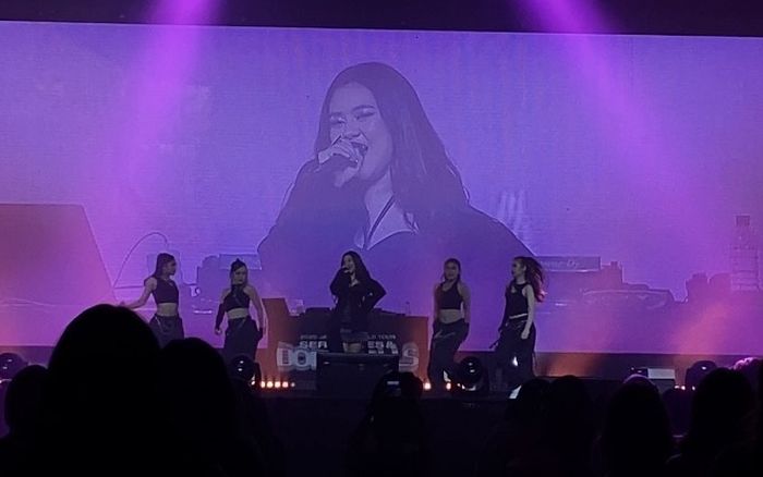 Ziva Magnolya di Kasablanka Hall, Jakarta pada Sabtu (12/7/2025).