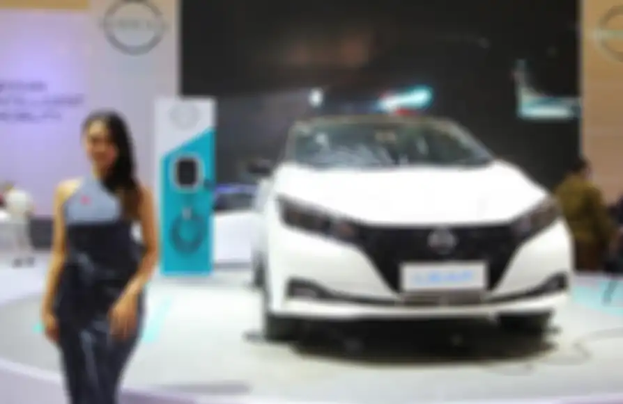 Nissan Leaf di GIIAS 2022.