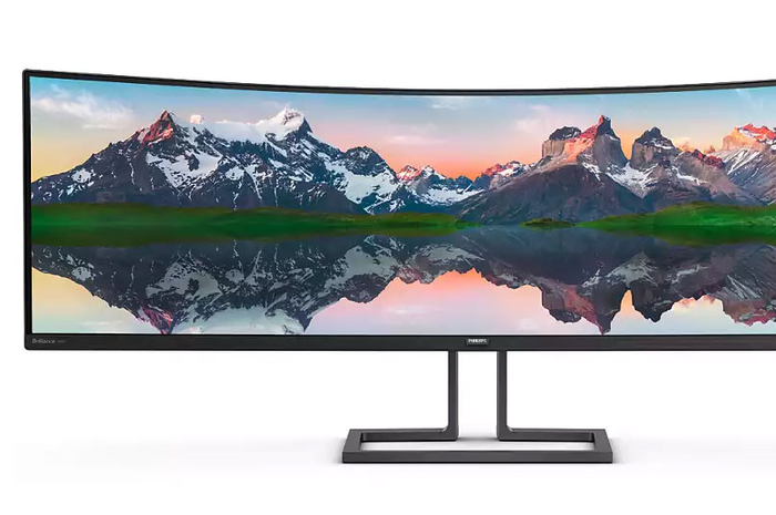 Ilustrasi monitor gaming Philips Brilliance 498P9Z