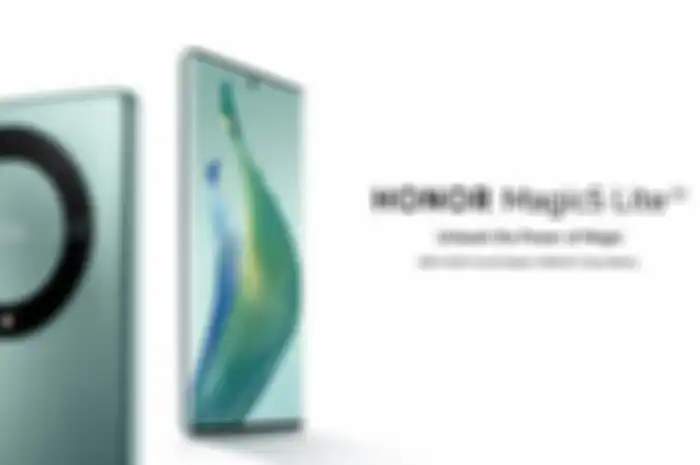 Poster Honor Magic 5 Lite, hp terbaru Honor yang memiliki spesifikasi dan desain menarik. 