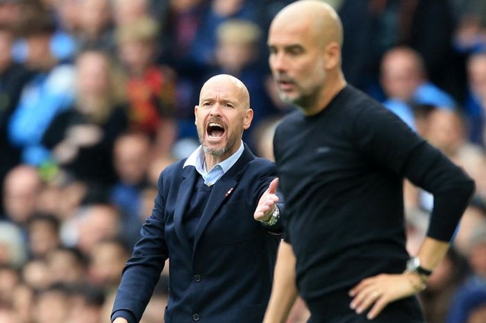 Erik ten Hag sudah dipecundangi oleh Pep Guardiola meski Liga Inggris musim 2023-2024 belum dimulai.