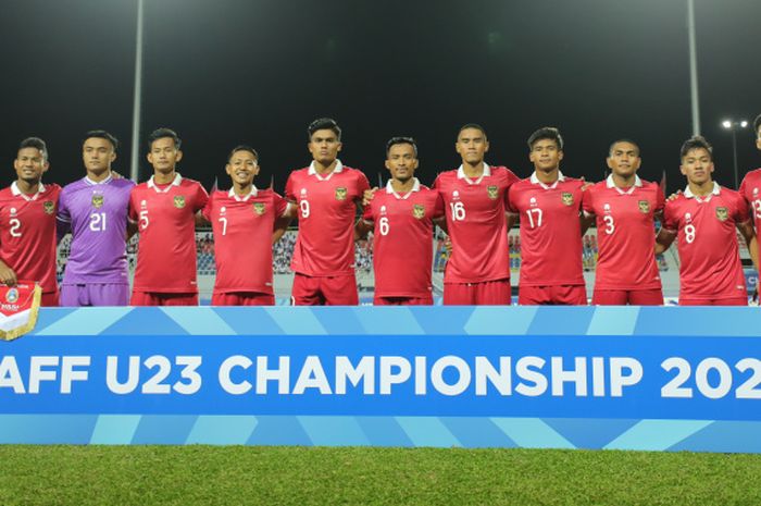 Skuad Timnas U-23 Indonesia saat tampil di Piala AFF U-23 2023.