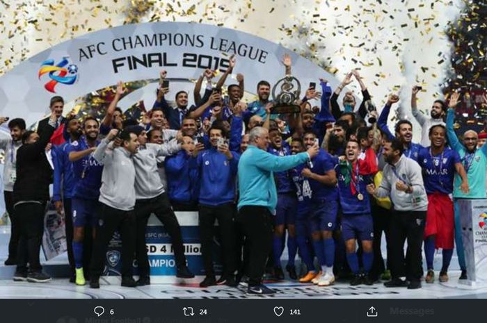 Al Hilal menjuarai Liga Champions Asia 2019.