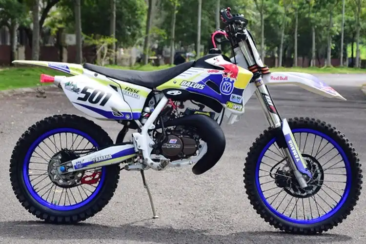Aura Balap Motor Yamaha RX-Z Hilang Usai Dimodif Buat Trabasan di Jalur Ekstrim