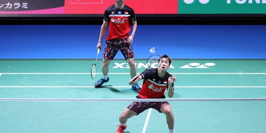 Ini Momen Pertandingan Marcus/Kevin Sanjaya  di Thailand Open 2019 yang Bikin Netizen Khawatir